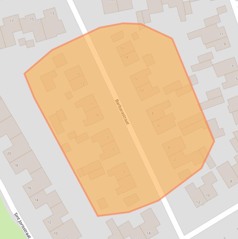 Kaart van postcodegebied 5268CR.