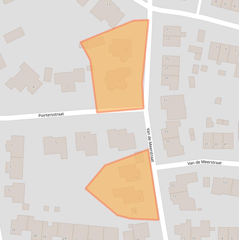 Kaart van postcodegebied 5268DH.