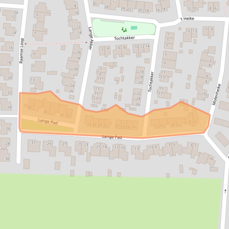 Kaart van postcodegebied 5268GE.