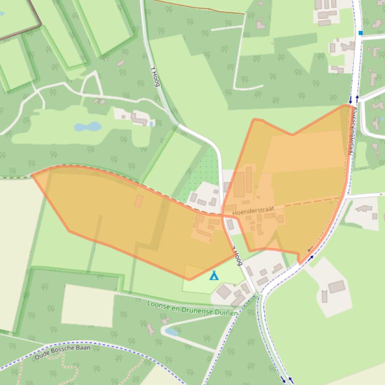 Kaart van postcodegebied 5268KV.