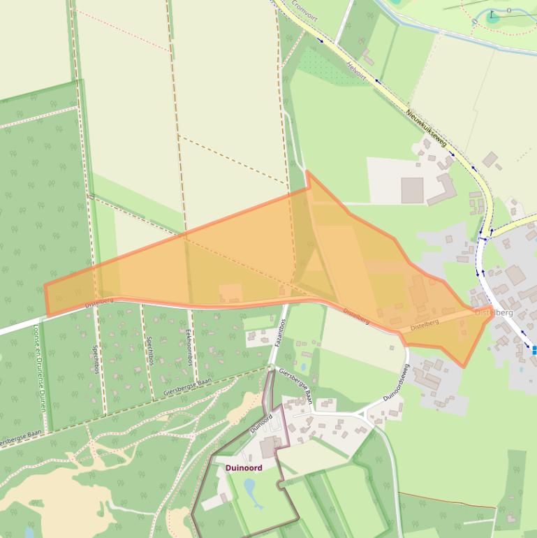 Kaart van postcodegebied 5268LK.