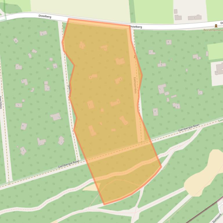 Kaart van postcodegebied 5268LR.