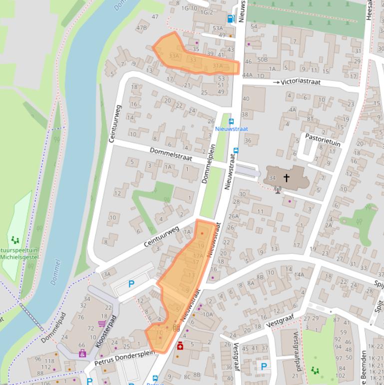Kaart van postcodegebied 5271AB.