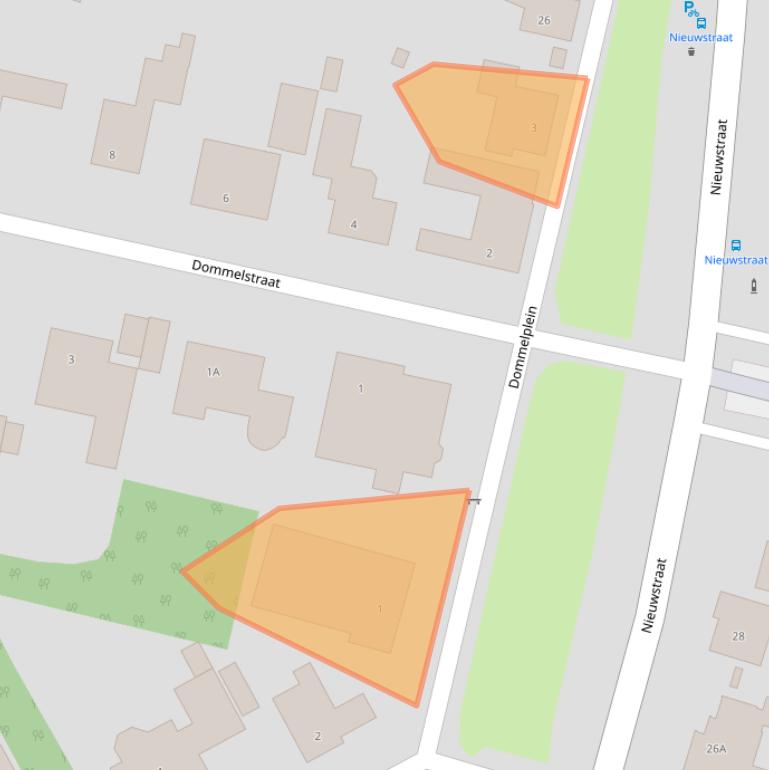 Kaart van postcodegebied 5271AV.