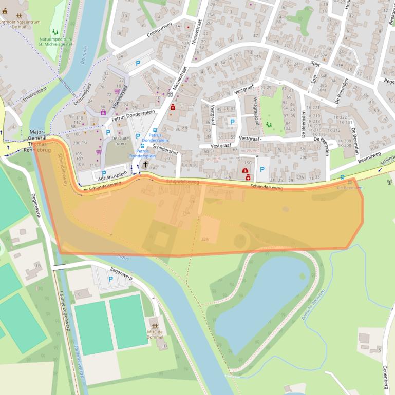 Kaart van postcodegebied 5271BL.