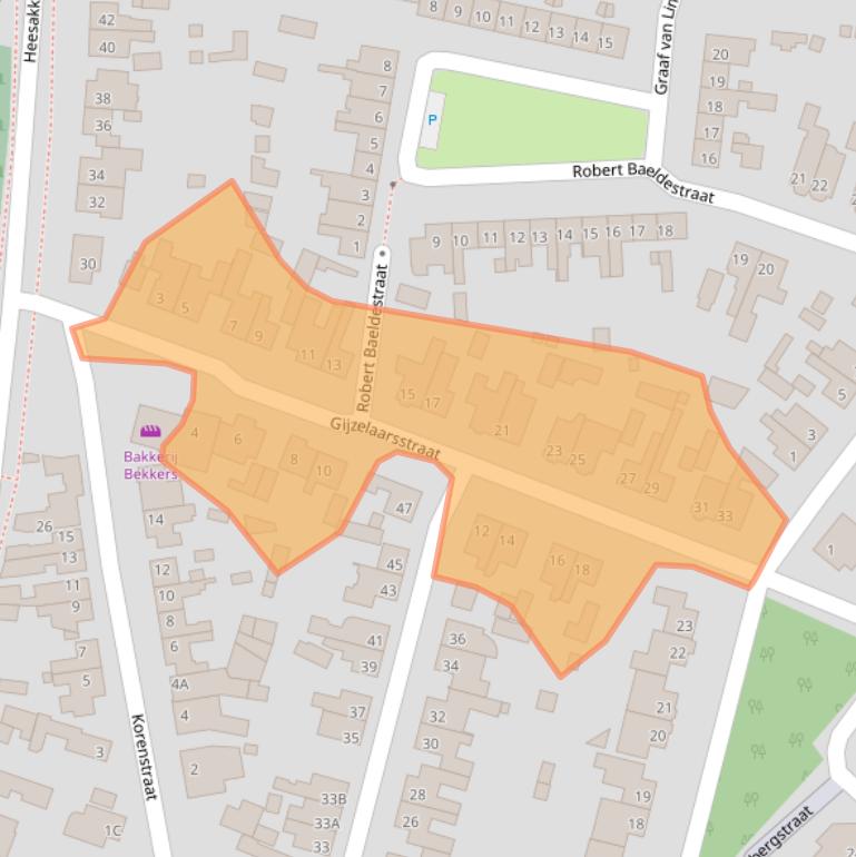 Kaart van postcodegebied 5271CR.