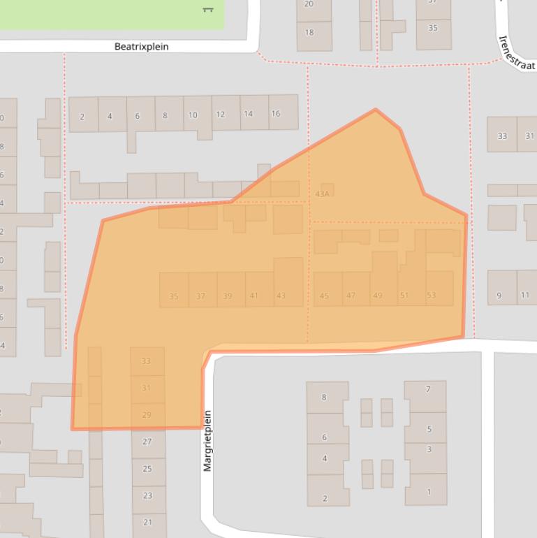 Kaart van postcodegebied 5271EB.