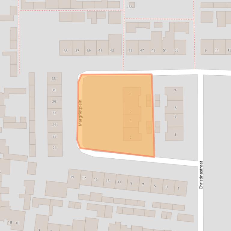 Kaart van postcodegebied 5271EC.