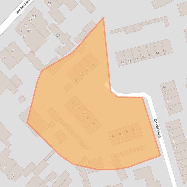 Kaart van postcodegebied 5271EP.