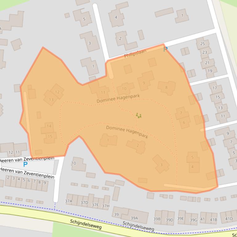 Kaart van postcodegebied 5271ET.