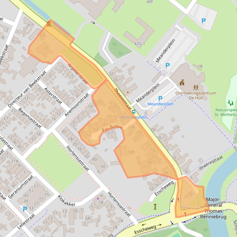 Kaart van postcodegebied 5271GB.