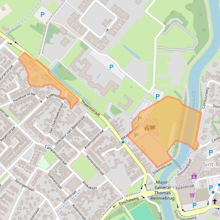 Kaart van postcodegebied 5271GC.