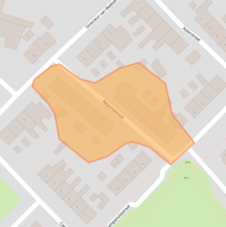 Kaart van postcodegebied 5271GR.