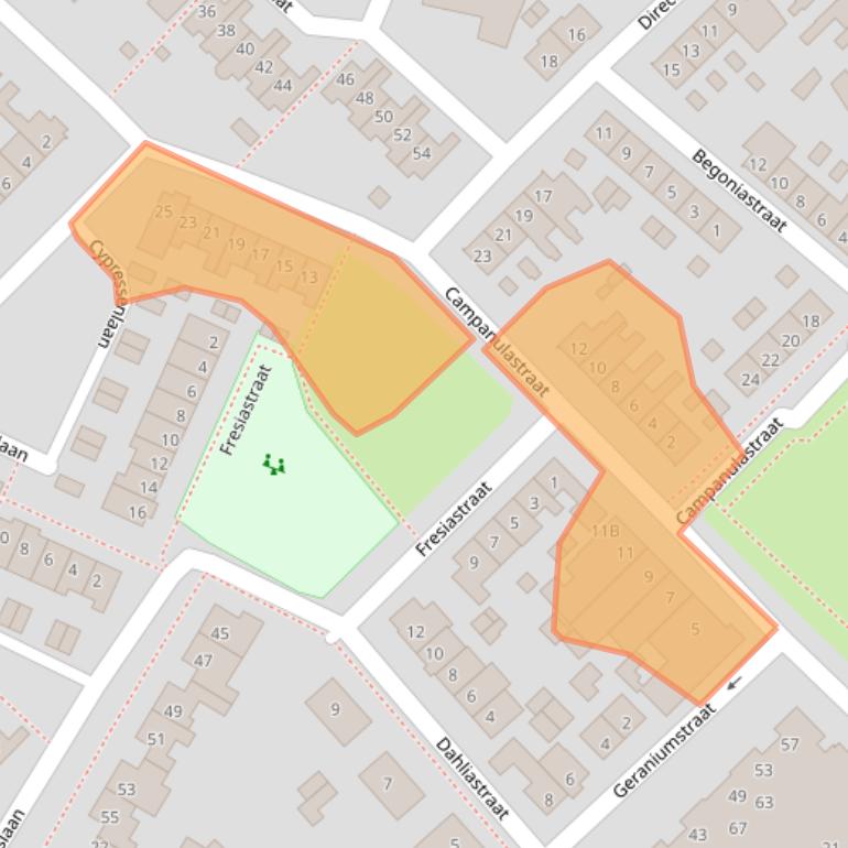 Kaart van postcodegebied 5271GX.