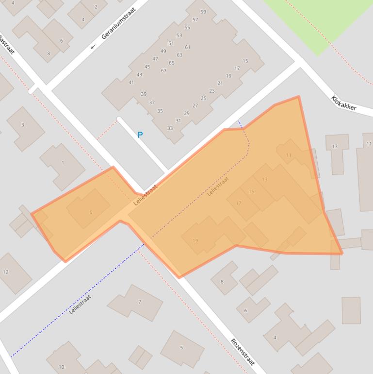 Kaart van postcodegebied 5271HC.