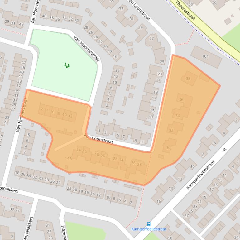 Kaart van postcodegebied 5271HG.