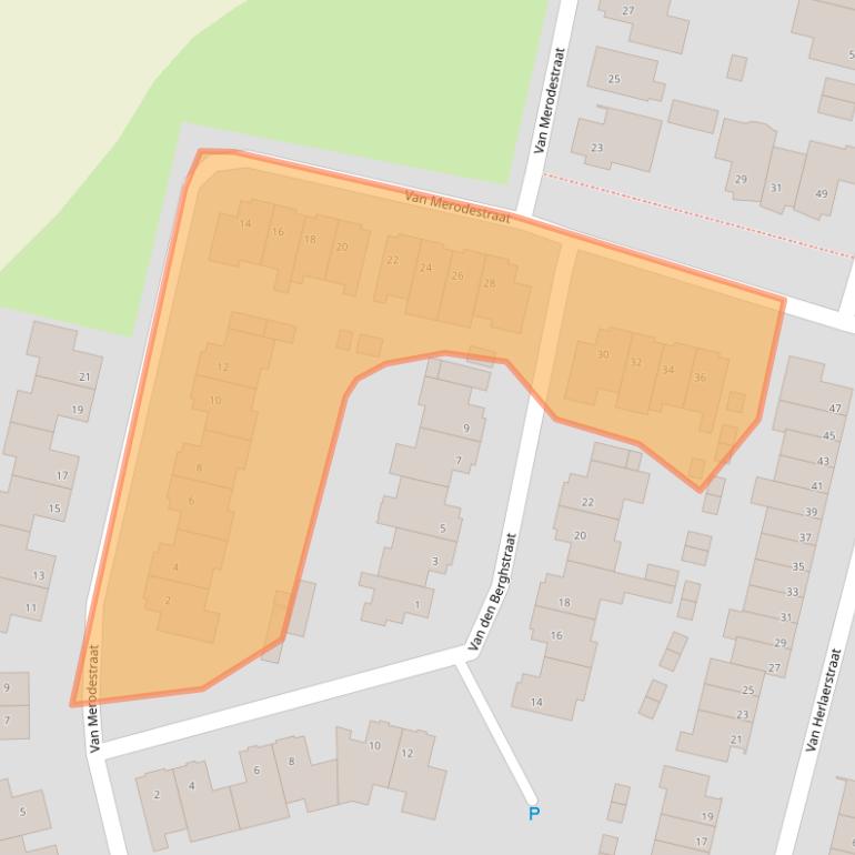 Kaart van postcodegebied 5271HR.