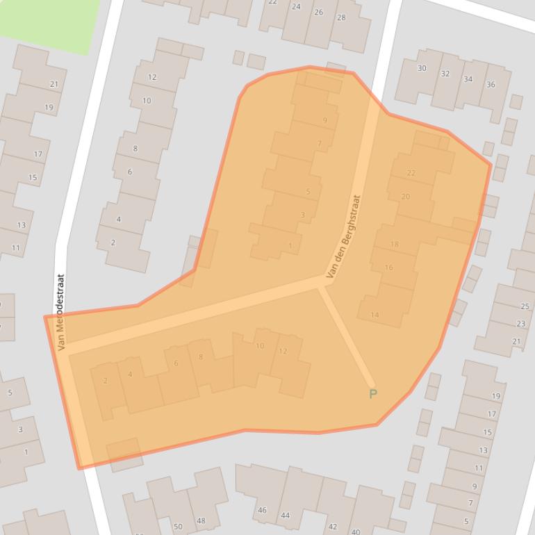 Kaart van postcodegebied 5271HS.