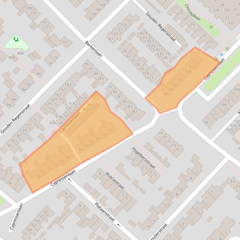 Kaart van postcodegebied 5271JS.