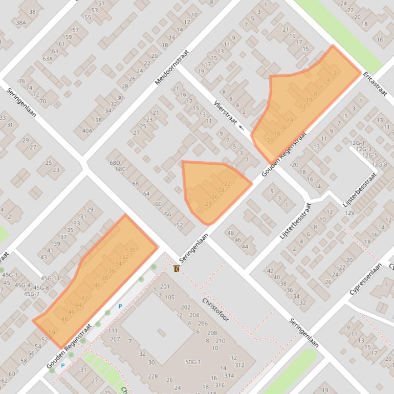 Kaart van postcodegebied 5271JW.