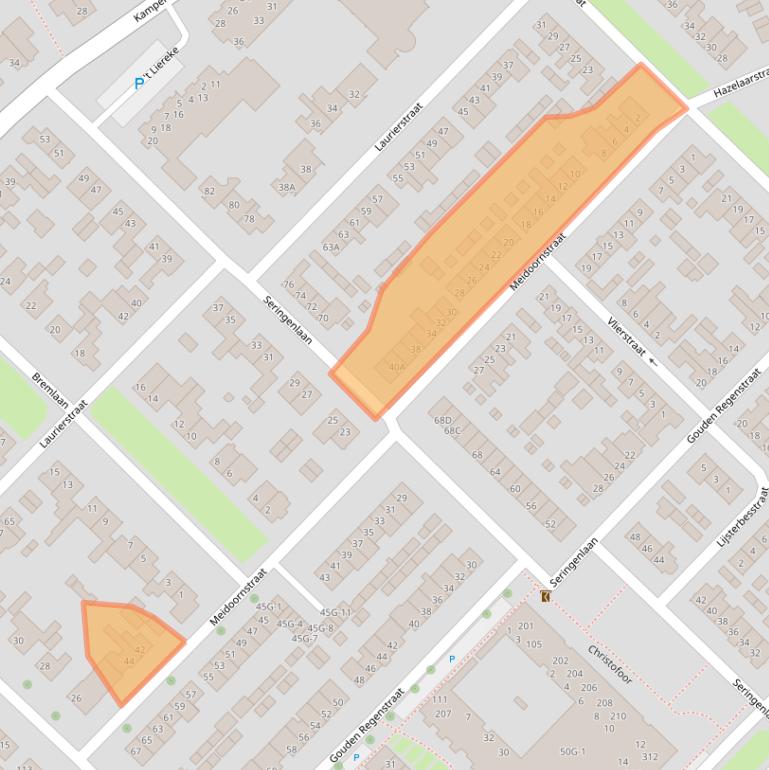 Kaart van postcodegebied 5271KD.