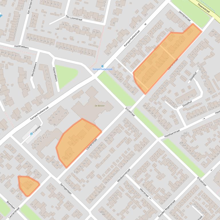 Kaart van postcodegebied 5271KK.