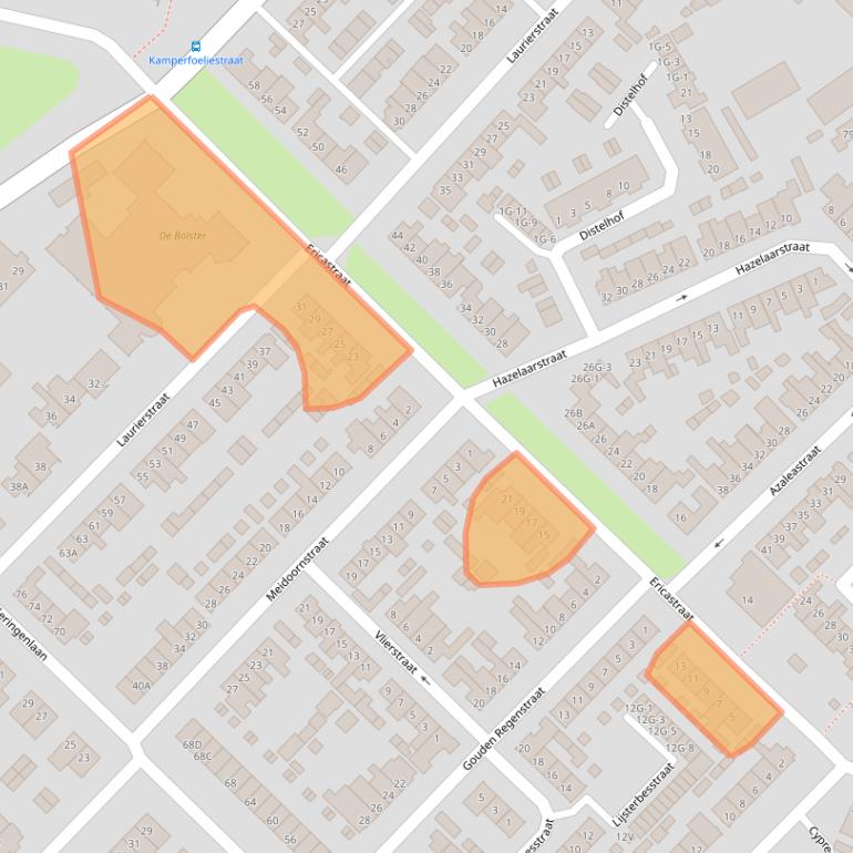 Kaart van postcodegebied 5271KL.