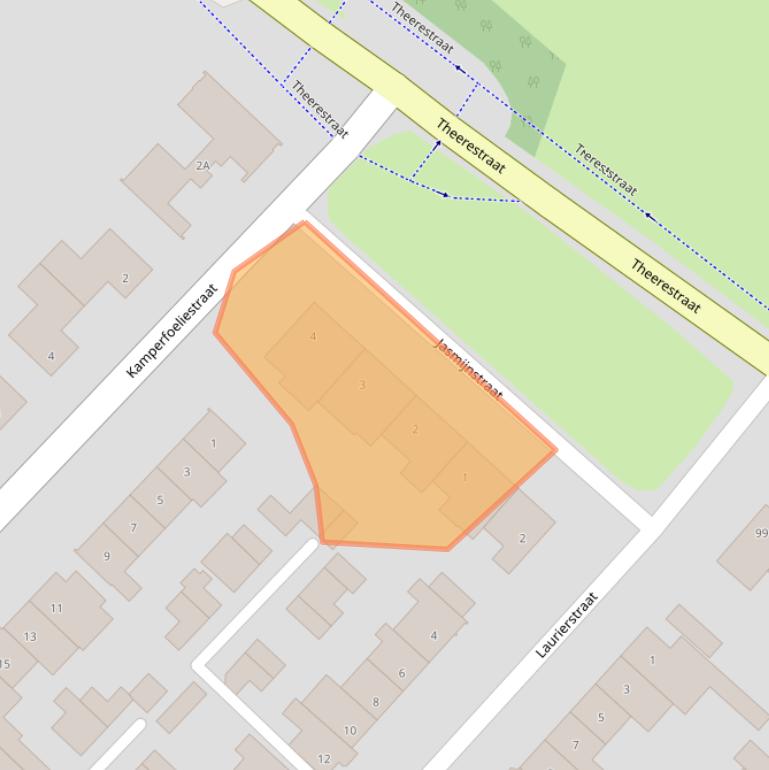 Kaart van postcodegebied 5271KP.