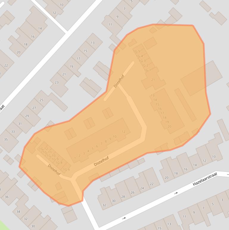 Kaart van postcodegebied 5271KV.