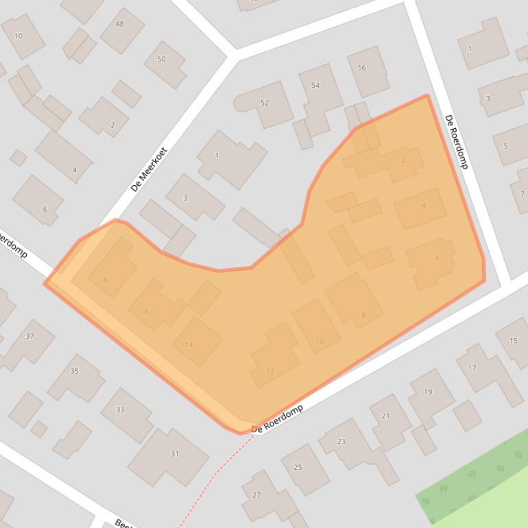 Kaart van postcodegebied 5271LP.