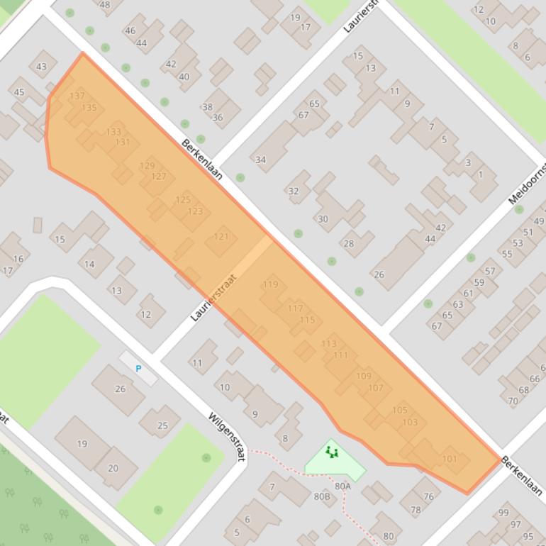 Kaart van postcodegebied 5271NG.