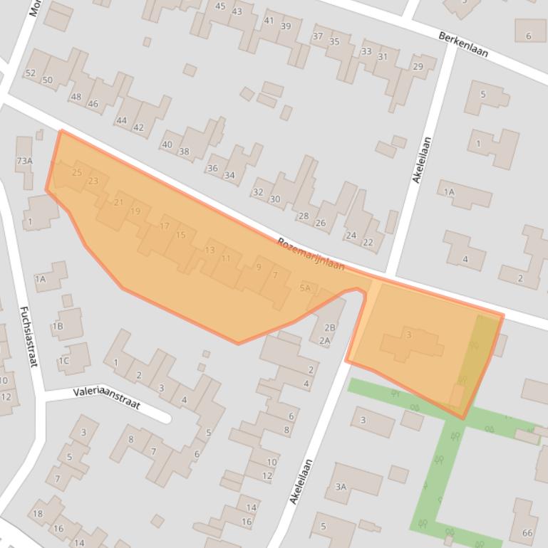 Kaart van postcodegebied 5271NJ.