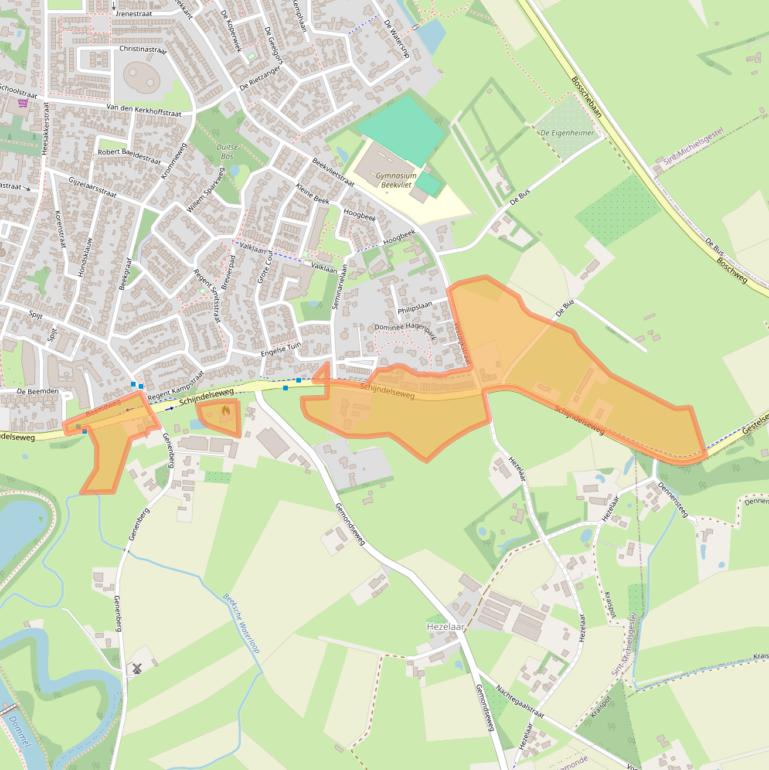 Kaart van postcodegebied 5271SB.