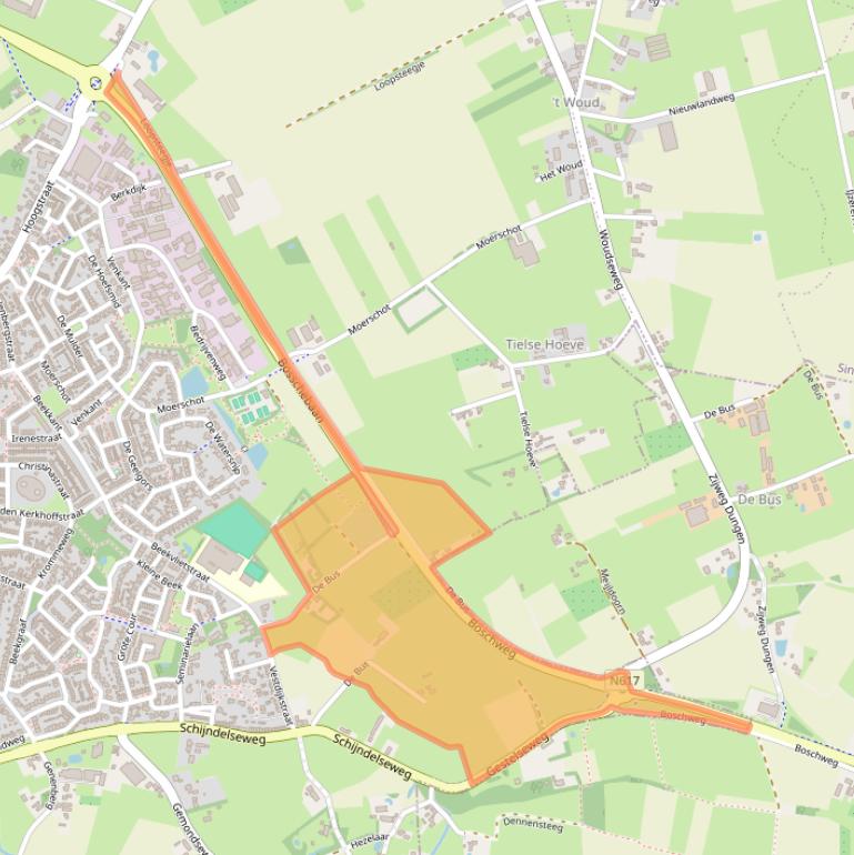 Kaart van postcodegebied 5271SL.