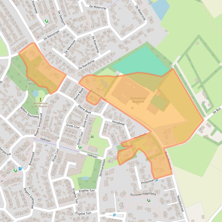 Kaart van postcodegebied 5271SM.