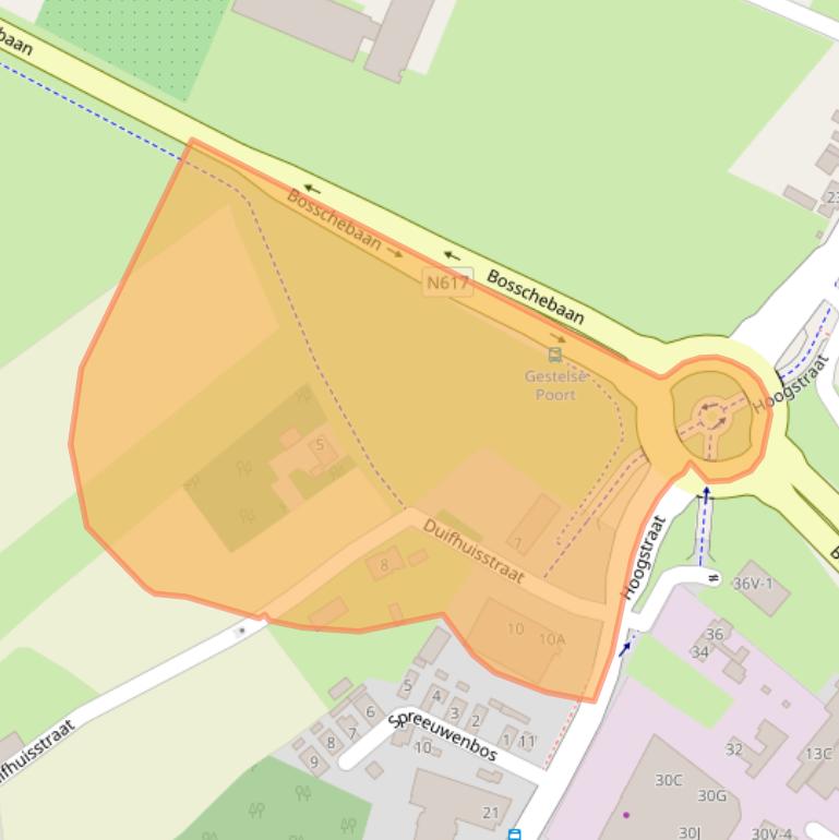 Kaart van postcodegebied 5271SV.