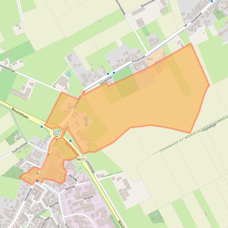 Kaart van postcodegebied 5271SW.