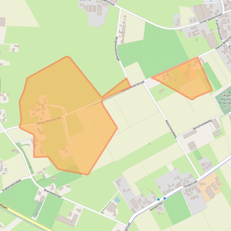 Kaart van postcodegebied 5271TC.