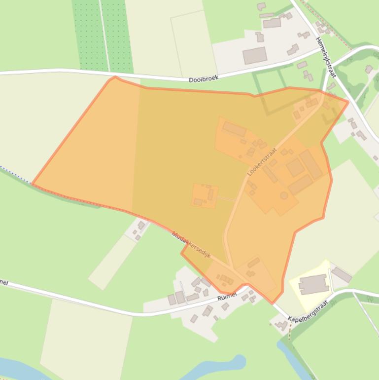 Kaart van postcodegebied 5271VC.