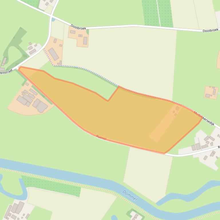 Kaart van postcodegebied 5271VD.