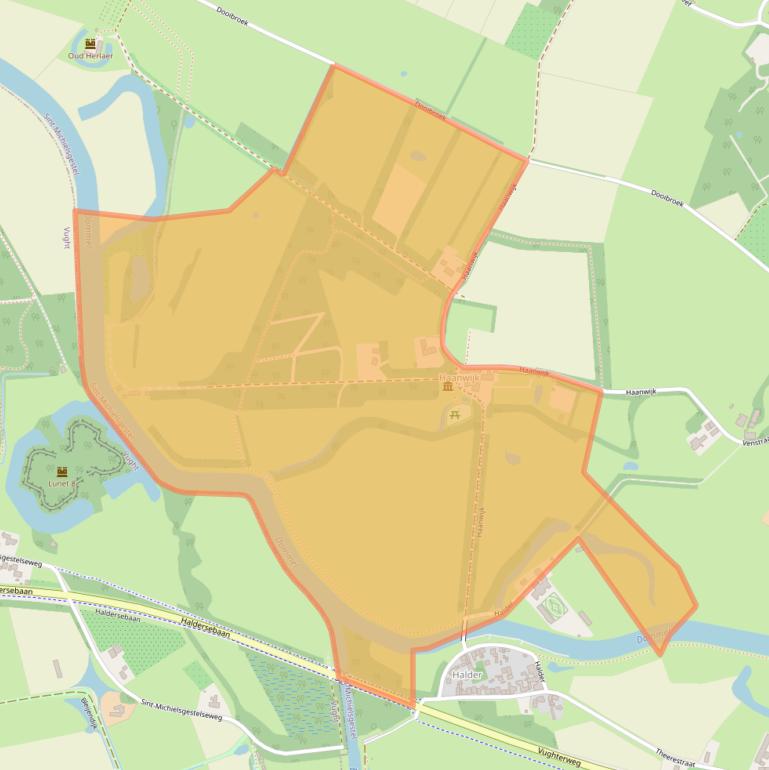 Kaart van postcodegebied 5271VG.