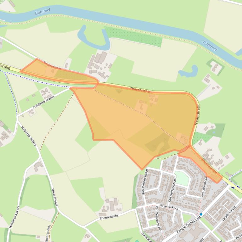 Kaart van postcodegebied 5271VL.