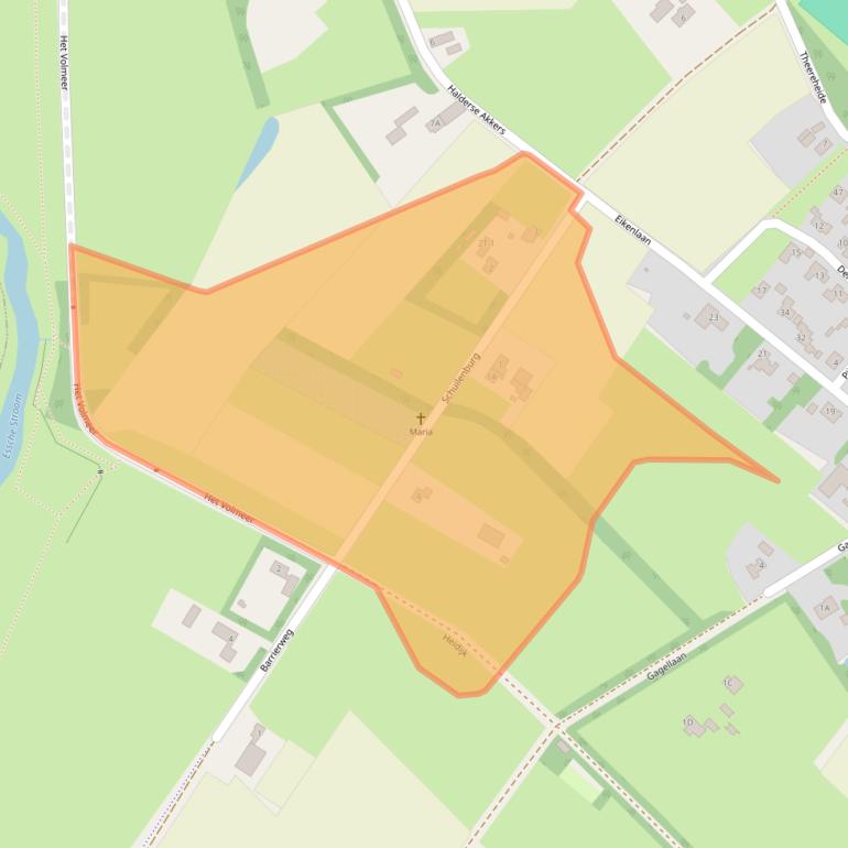 Kaart van postcodegebied 5271VR.