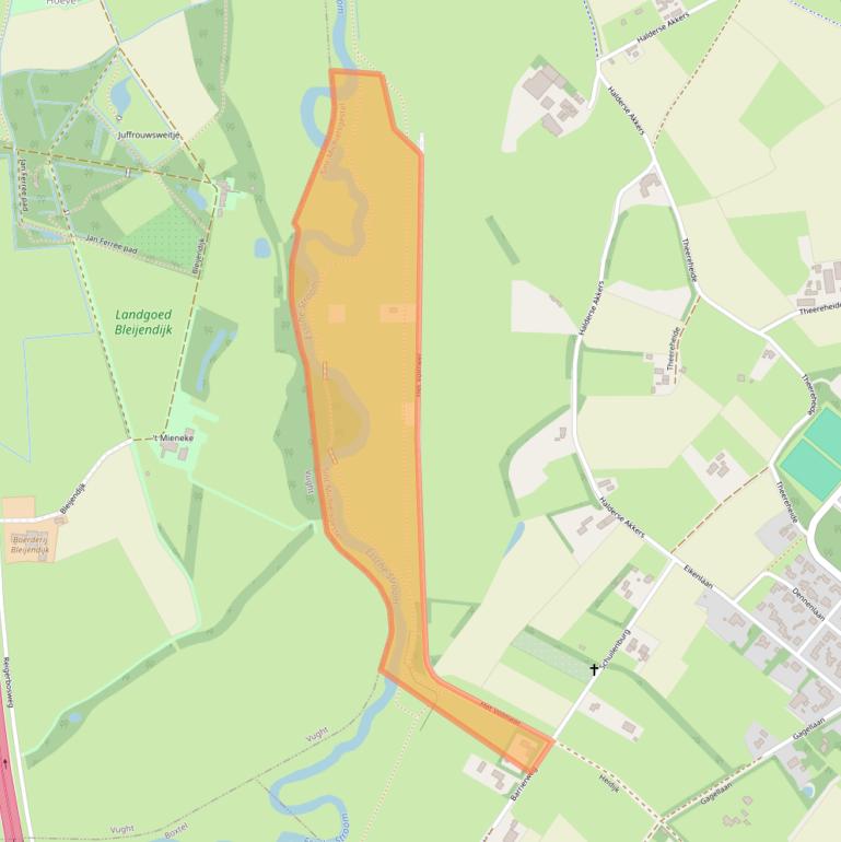 Kaart van postcodegebied 5271VS.
