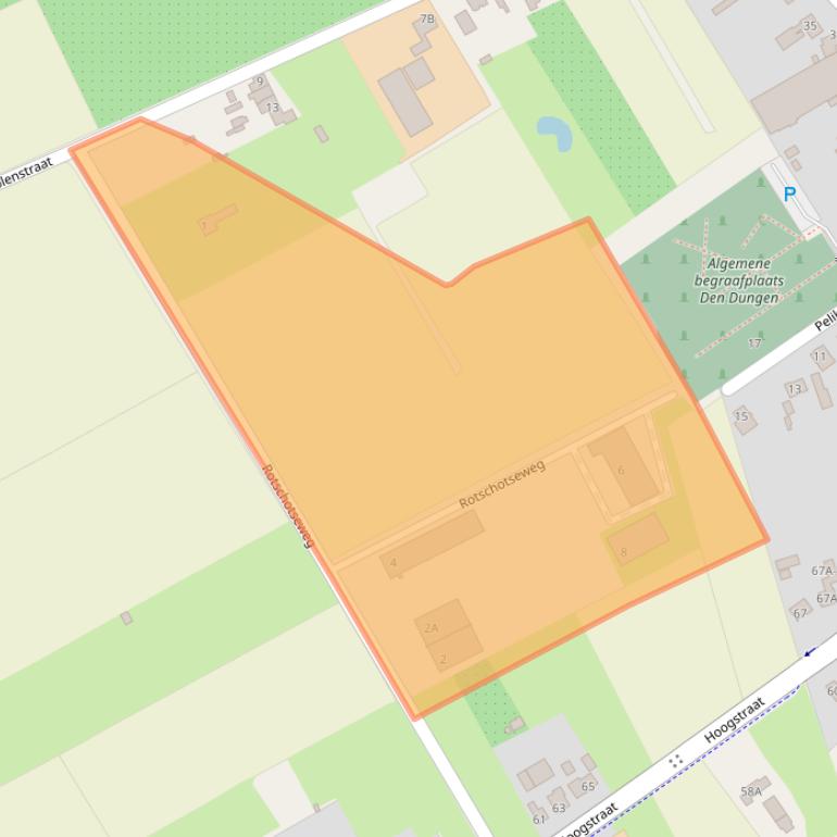 Kaart van postcodegebied 5271WX.