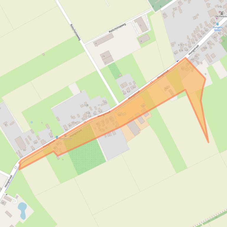 Kaart van postcodegebied 5271XB.