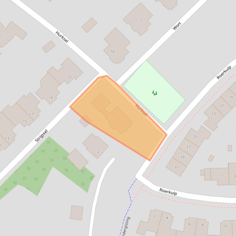 Kaart van postcodegebied 5271ZJ.