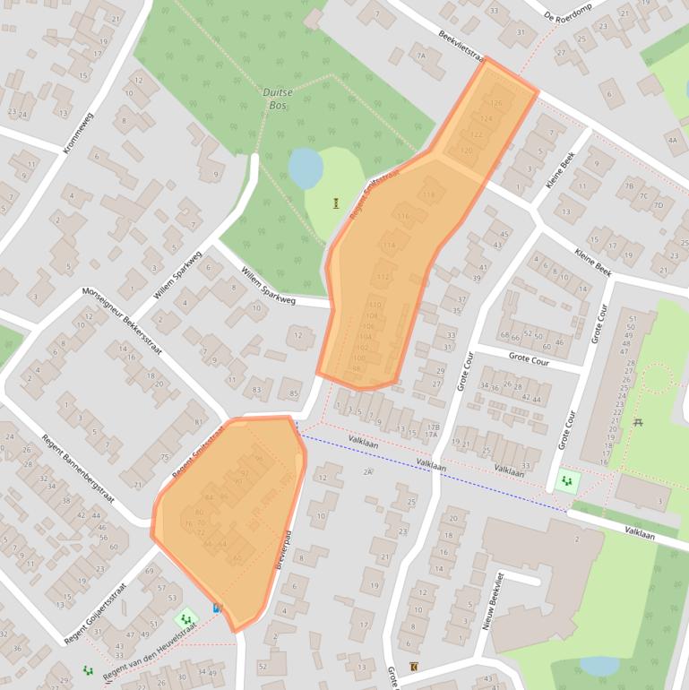 Kaart van postcodegebied 5272BD.