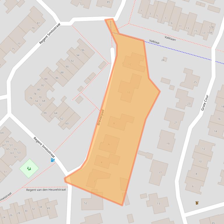 Kaart van postcodegebied 5272BG.