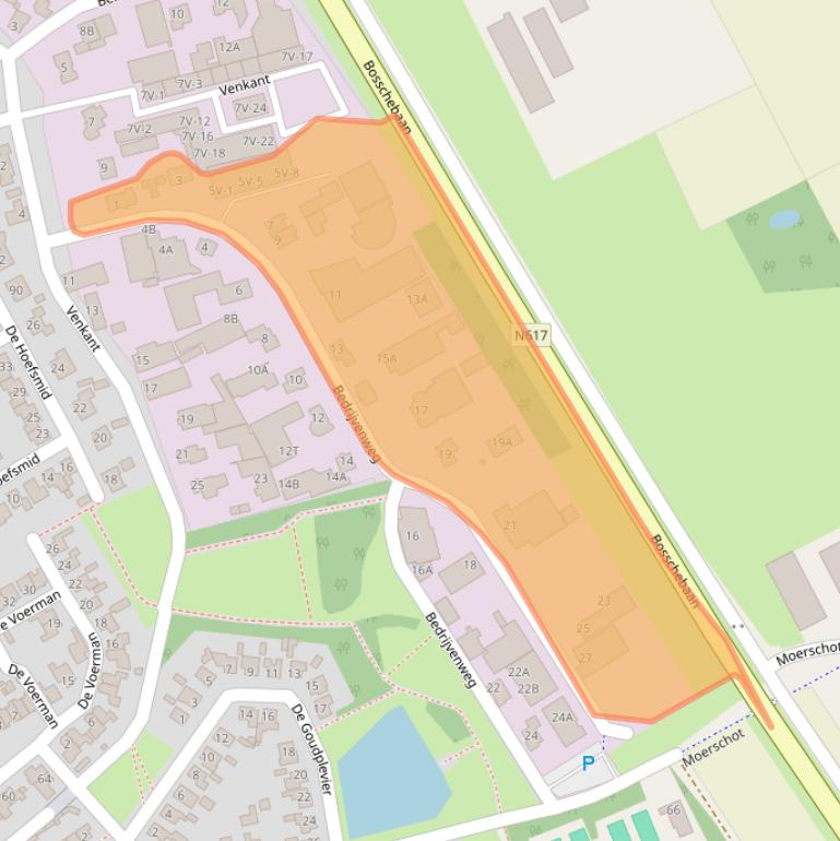 Kaart van postcodegebied 5272PA.